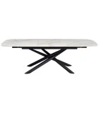 Ceramic table Dino TML-960 calacatta crystal black order